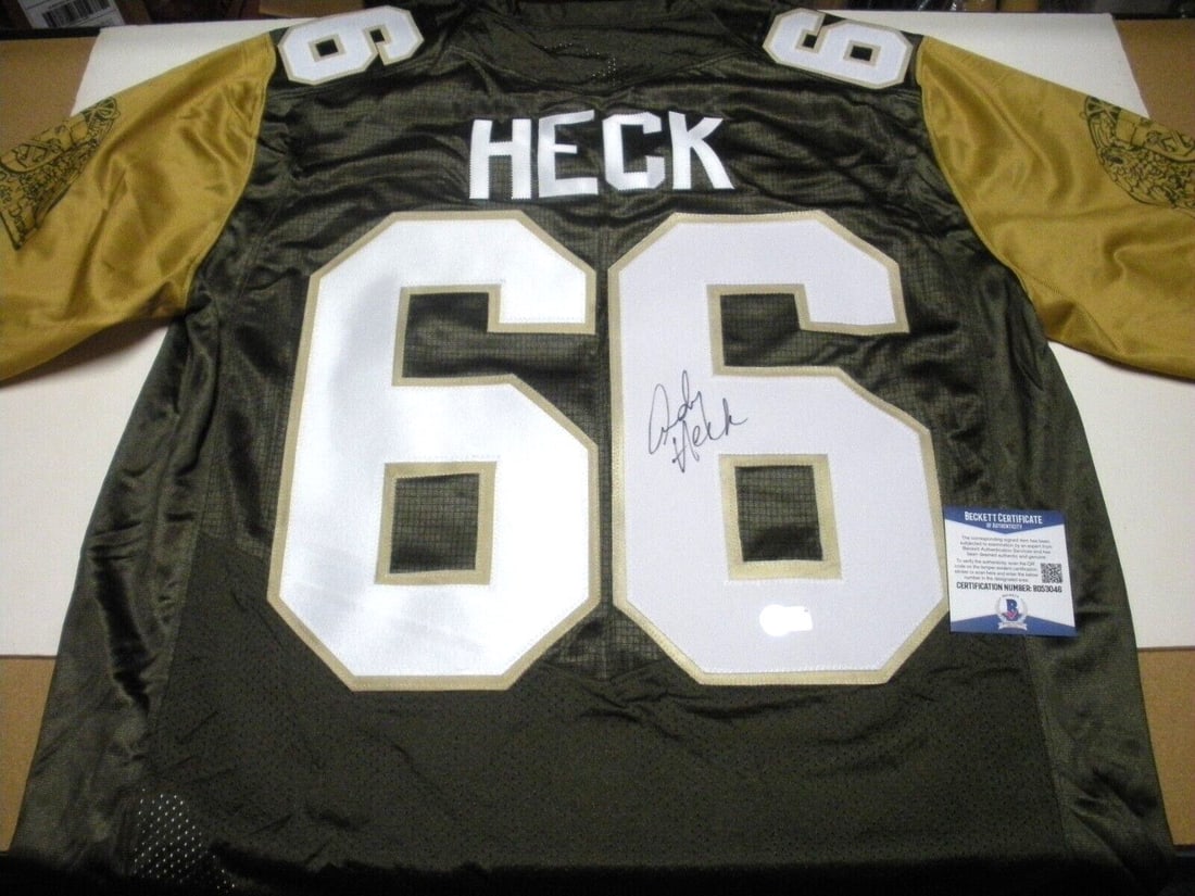 Andy Heck Signed Notre Dame Under Armour Jersey with COA (1 of 2)