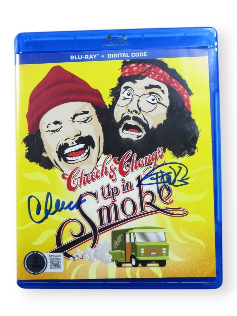 Up In Smoke Blu-ray Signed by Cheech Marin Tommy Chong Beckett Authenticated (1 of 2)