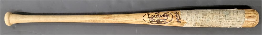 Milt Cuyler Signed Game Used Bat Detroit Tigers COA MLB (1 of 4)
