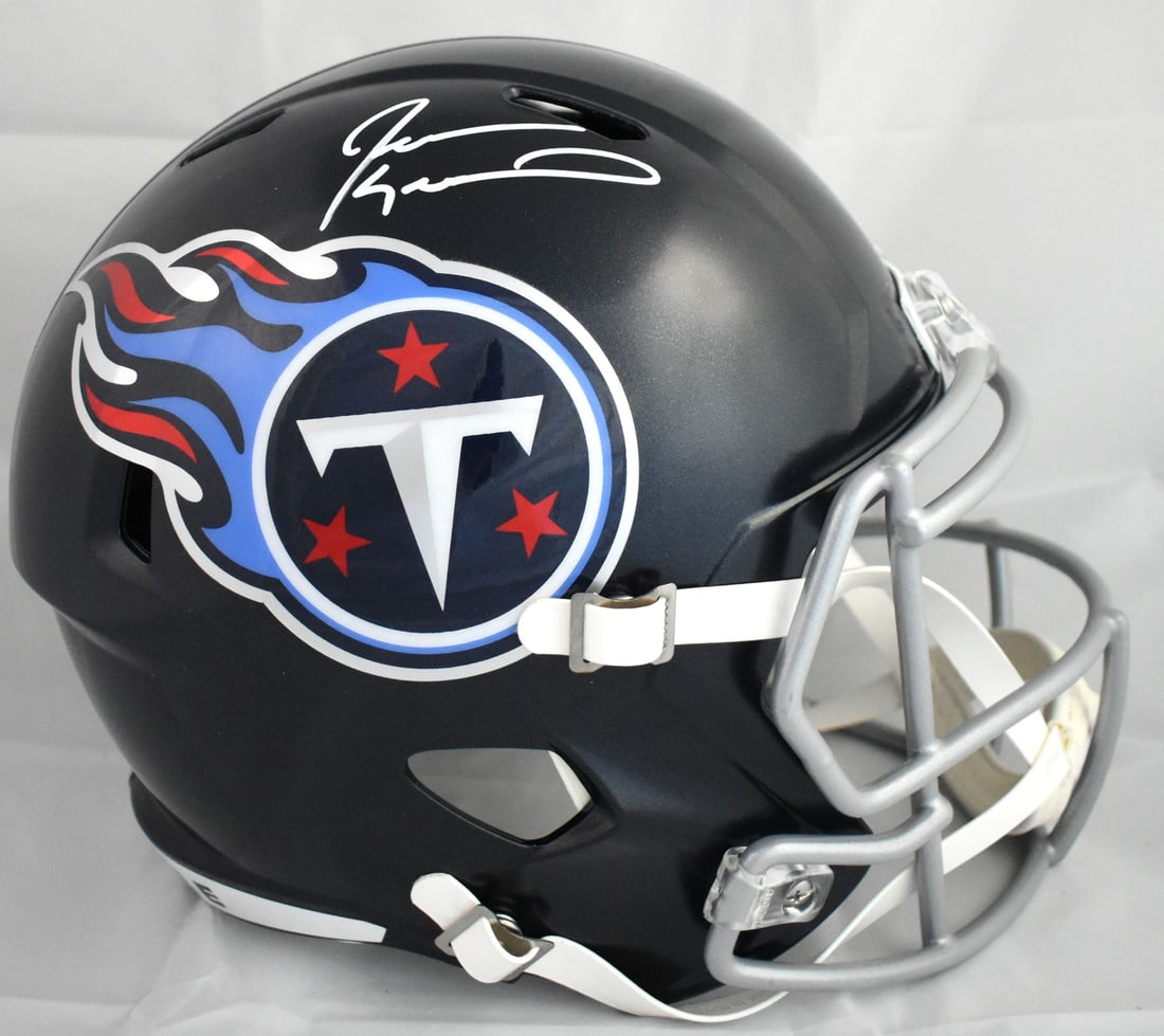 Tennessee Titans Full Size Speed Helmet Signed by Jevon Kearse Beckett Hologram (1 of 5)