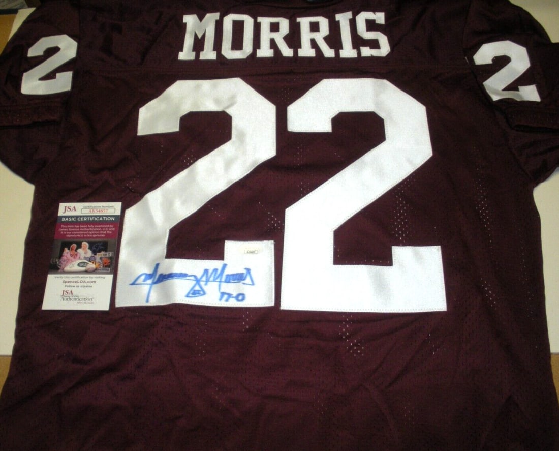 Mercury Morris Signed Reebok Jersey West Texas State NFL Memorabilia (1 of 2)