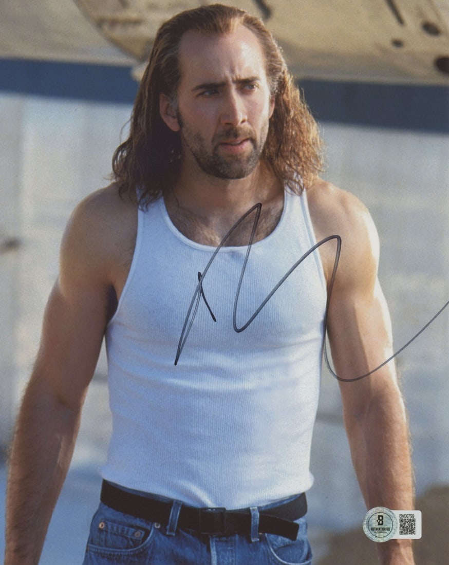 Nicolas Cage Signed Con Air 8x10 Photo with Beckett Authentication (1 of 1)
