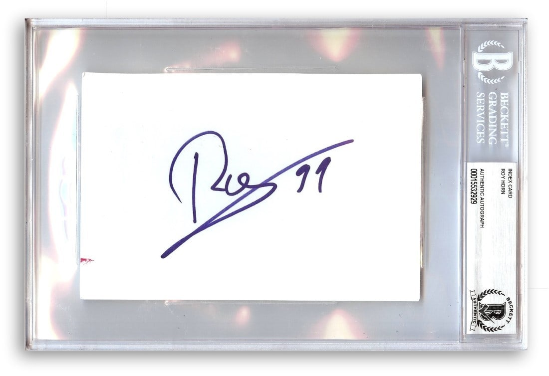 Roy Horn Autographed Index Card Beckett Authenticated Las Vegas Entertainer (1 of 1)