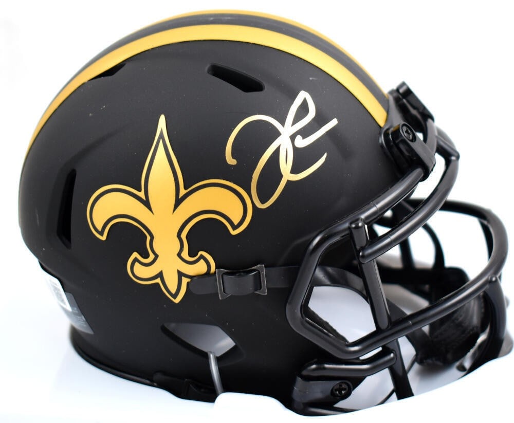 Derek Carr New Orleans Saints Signed Mini Helmet Beckett Authenticated (1 of 3)