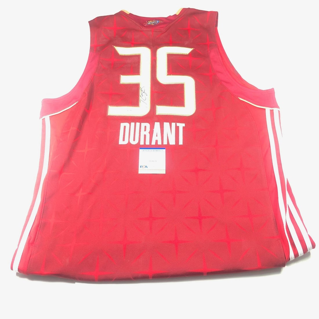 Kevin Durant Autographed Basketball Jersey PSA DNA Authenticated (1 of 3)