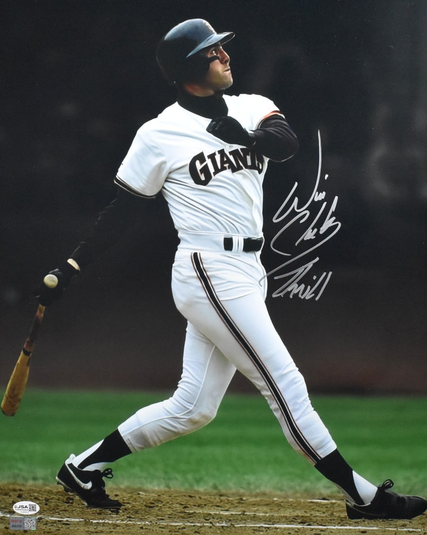 Will Clark Autographed 16x20 San Francisco Giants Photo JSA Authenticated (1 of 3)