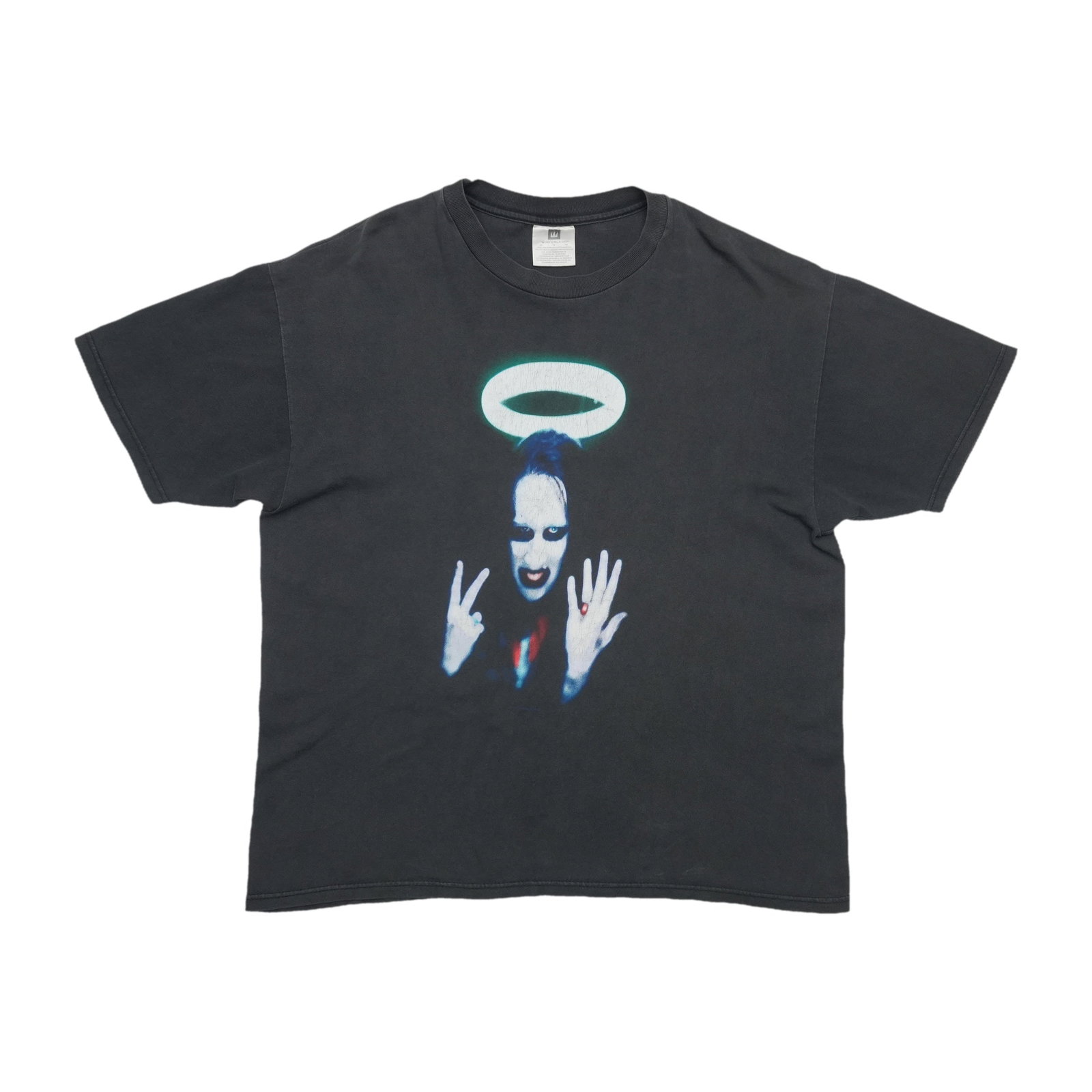 Vintage 1997 Marilyn Manson Black Cotton Shirt XL (1 of 6)