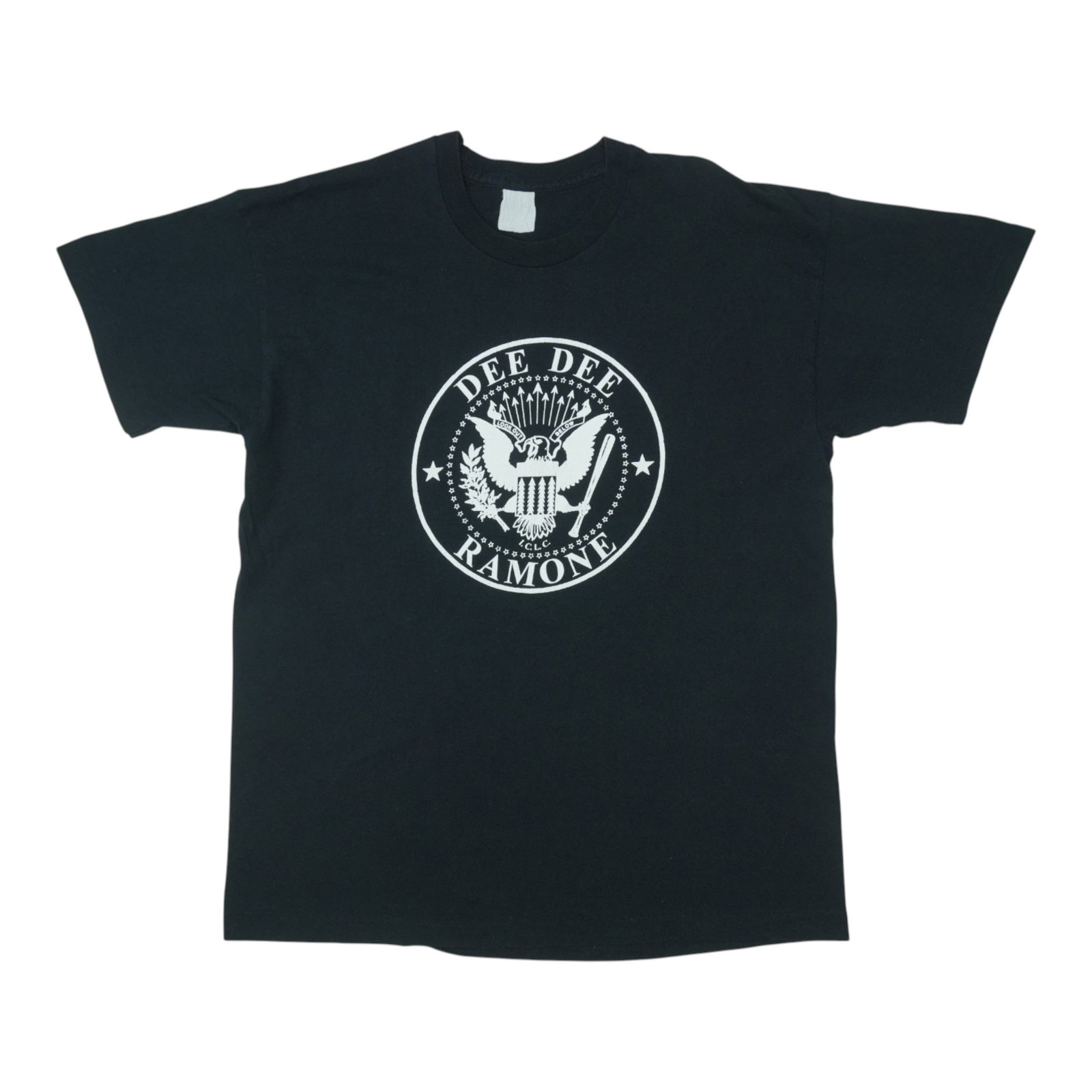 Vintage 1990s Dee Dee Ramone Hate Creeps Like You Black Cotton Shirt (1 of 5)