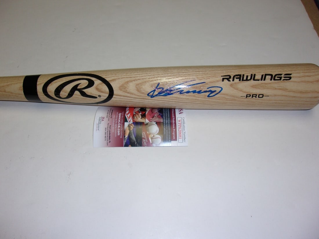 Vladimir Guerrero Signed Anaheim Angels Full Size Bat With JSA COA: Vladimir Guerrero Signed Anaheim Angels Full Size Bat With JSA COA This is a full size baseball bat signed by Vladimir Guerrero. The bat is an original item associated with the Montreal Expos and Anah