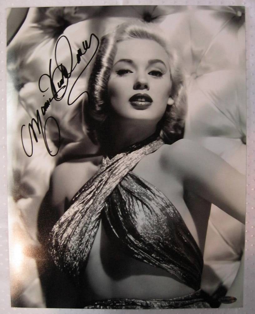 Mamie Van Doren Signed 16x20 Photograph with COA and Hologram (1 of 1)