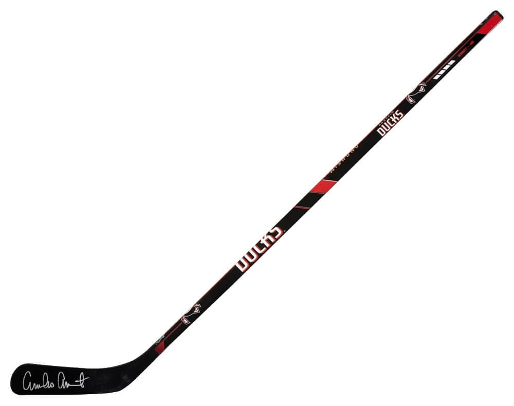 48 Inch Replica Hockey Stick Signed by Emilio Estevez Mighty Ducks Logo SS COA: 48 Inch Replica Hockey Stick Signed by Emilio Estevez Mighty Ducks Logo SS COA This is a 48-inch full size replica hockey stick featuring the Anaheim Mighty Ducks team logo, signed by Emilio Estevez. 