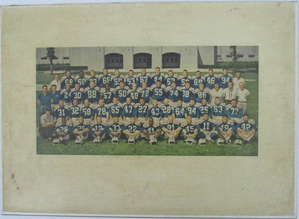 Original 14x7 Photo of Otto Graham Coaching College Football All-Stars 1958-63 (1 of 1)