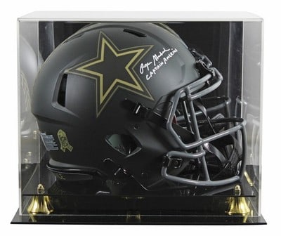 Roger Staubach Captain America BAS Signed Speed Proline Helmet (1 of 5)