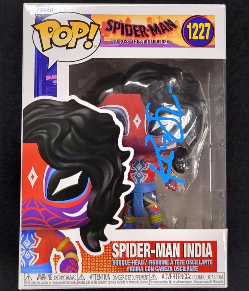 Karan Soni Signed Spider-Man India Funko Pop Marvel Beckett Authenticated (1 of 8)