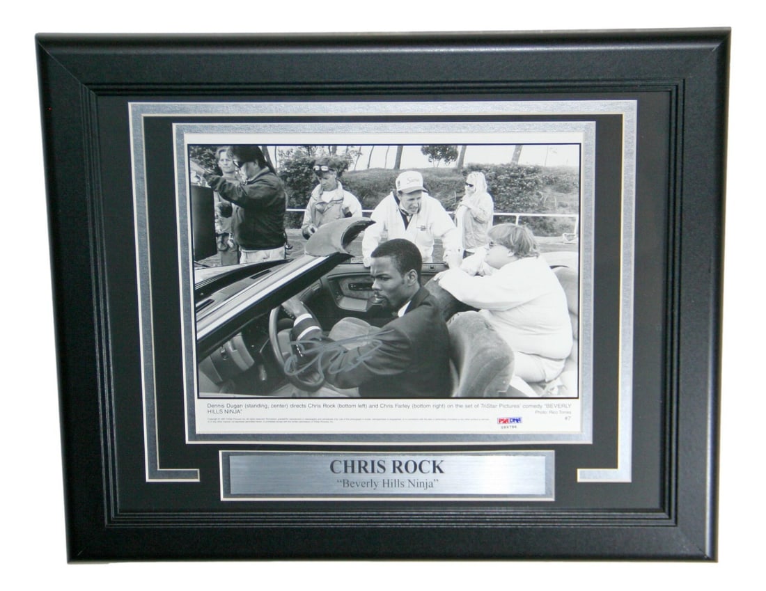 Chris Rock Signed Framed 8x10 Photo Beverly Hills Ninja PSA/DNA (1 of 3)
