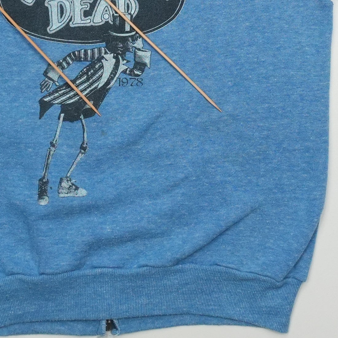 Blue 1978 Grateful Dead track jacket Small - 5