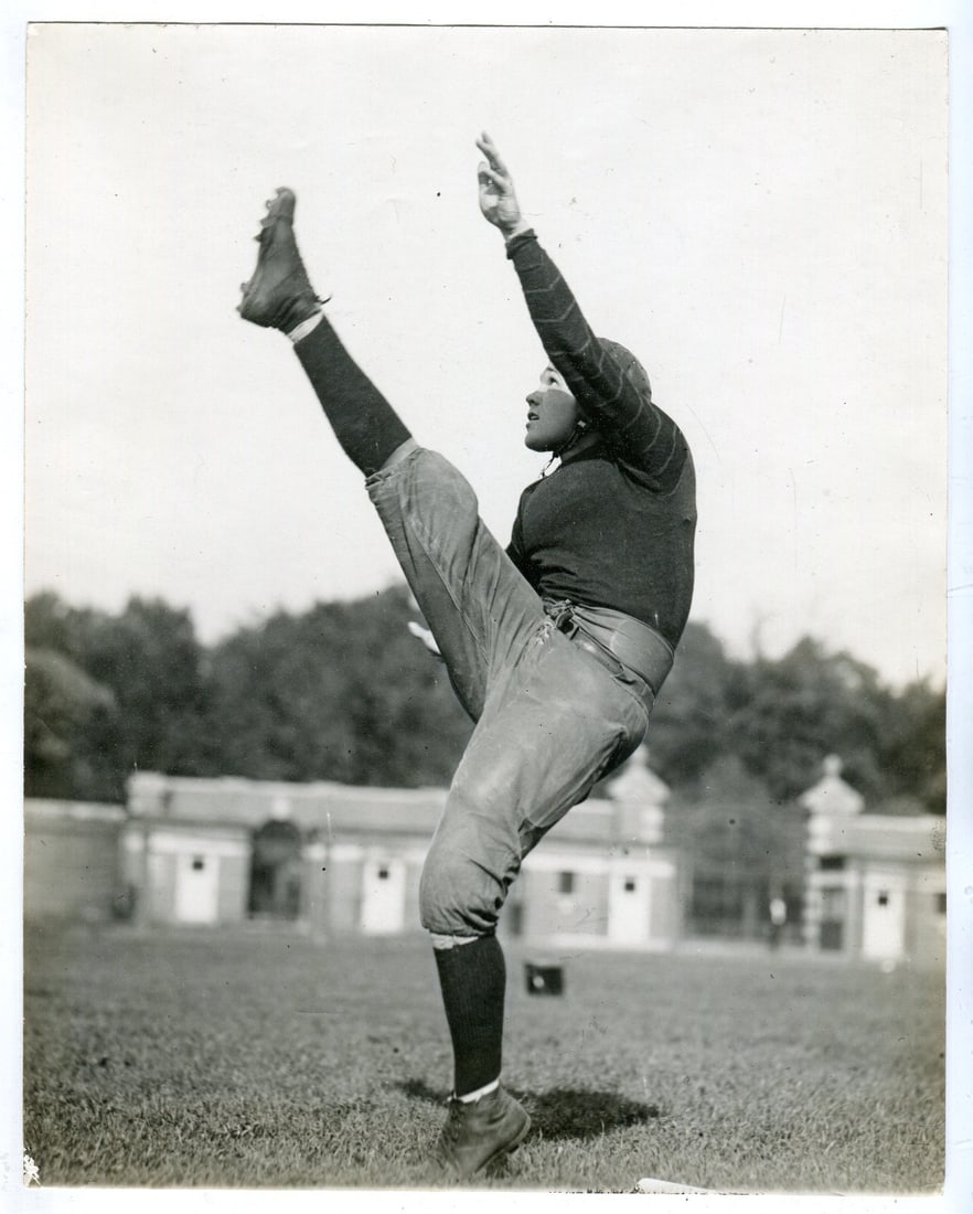 1919 Michigan Wolverines Football Photo Featuring Quarterback Cliff Sparks (1 of 2)