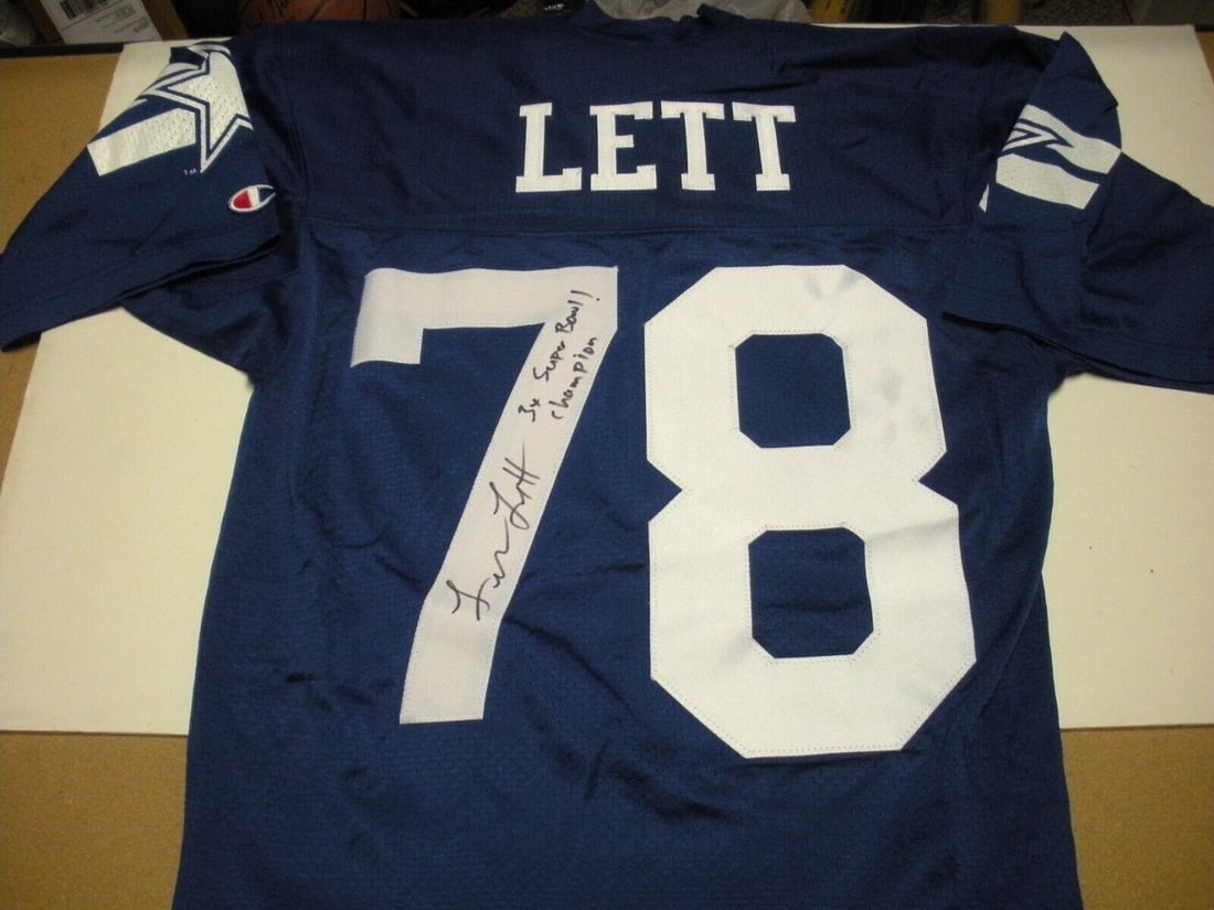Leon Lett Autographed Dallas Cowboys Official Jersey With COA (1 of 2)
