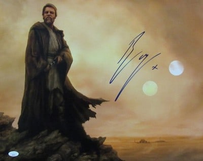 JSA Authenticated Ewan McGregor Obi-Wan Kenobi Signed 16x20 Photo (1 of 4)