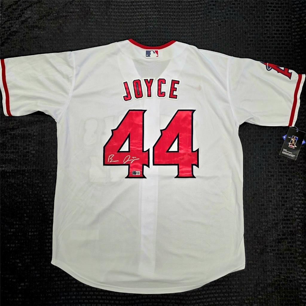 Ben Joyce Autographed Los Angeles Angels Baseball Jersey Beckett Authenticated (1 of 5)