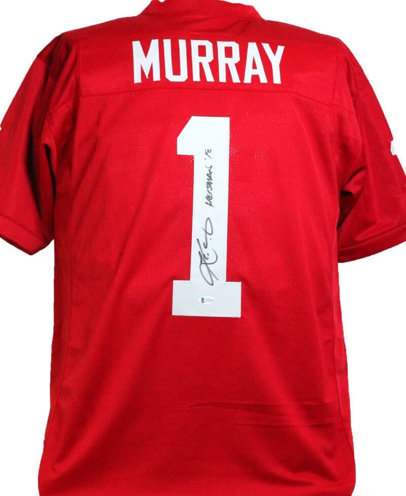 Signed Maroon Oklahoma College Jersey Kyler Murray Beckett Authenticated (1 of 8)
