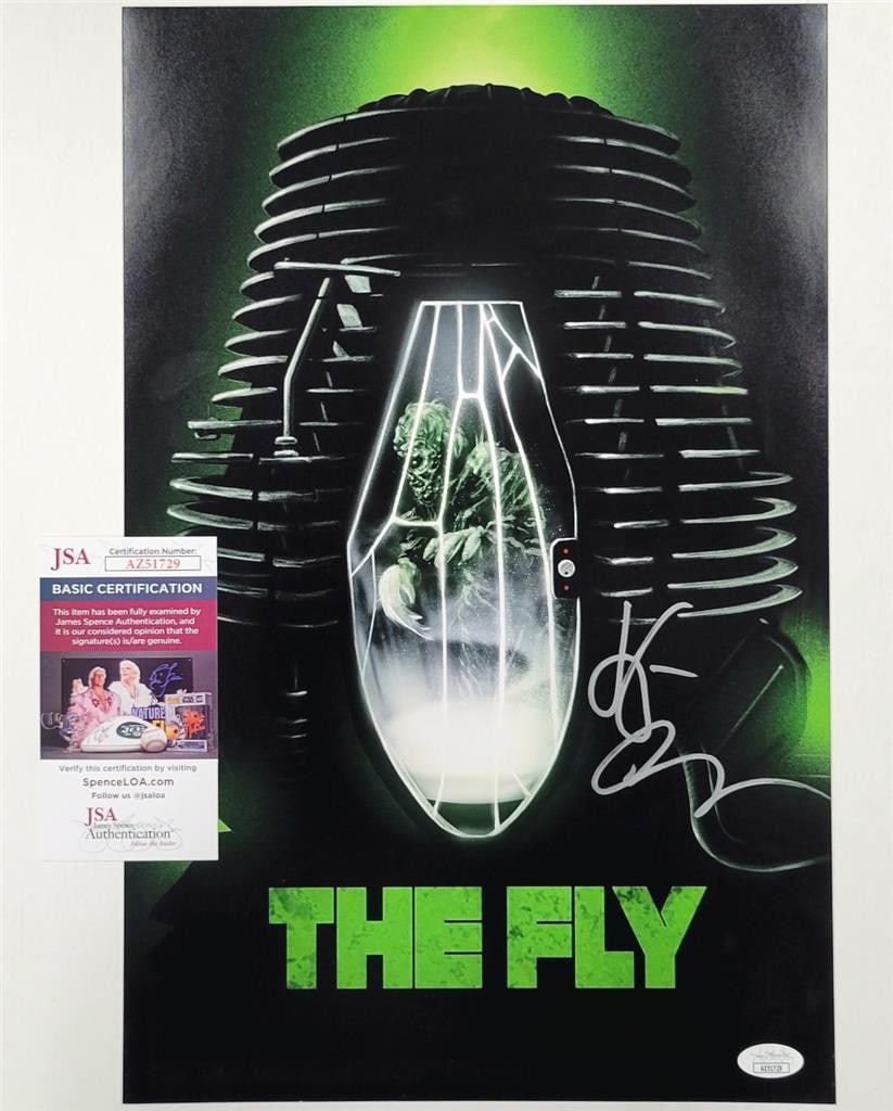 Jeff Goldblum Autographed The Fly 11x17 Poster JSA Certified (1 of 3)
