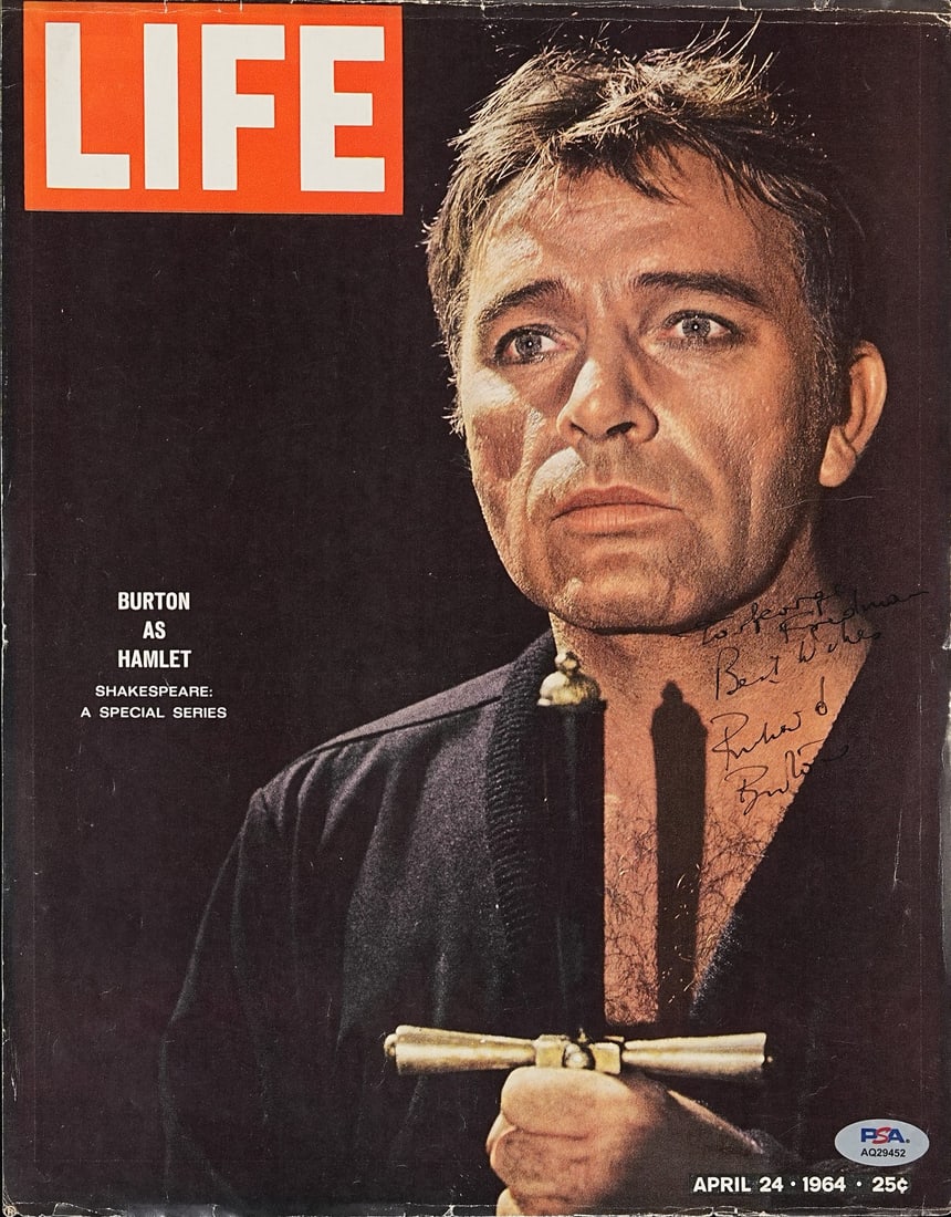 Signed 11x14 LIFE Magazine Photo Inscribed by Richard Burton with PSA DNA Authentication (1 of 3)