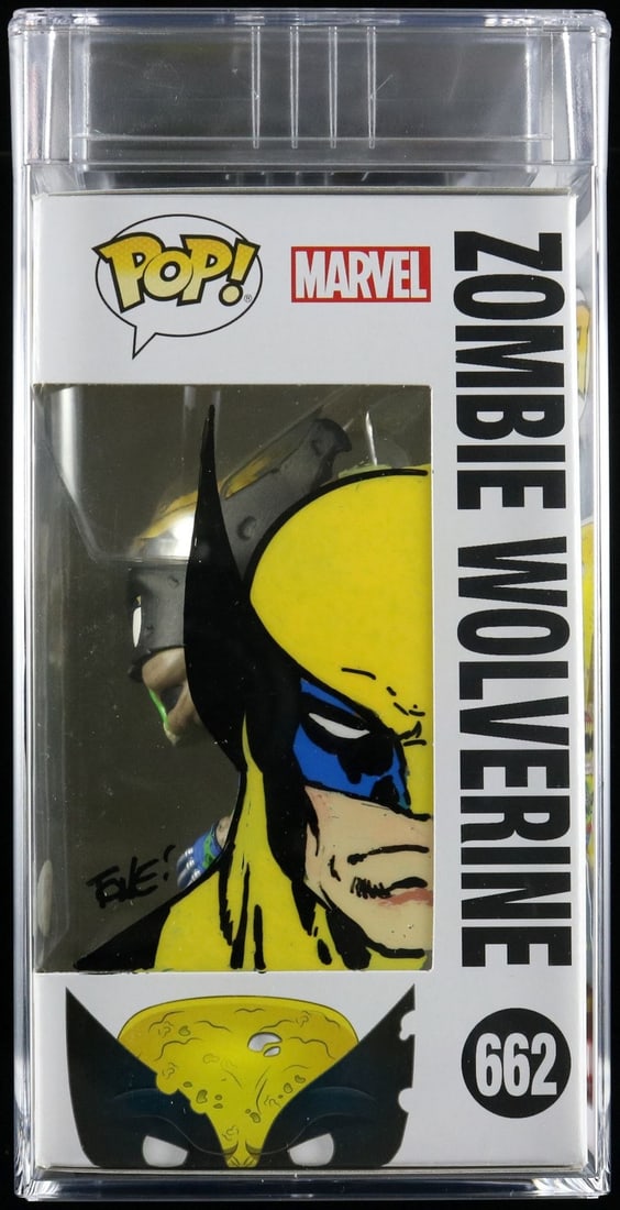 Tone Rodriguez Signed Funko Pop #662 Zombie Wolverine PSA/DNA Authenticated: Tone Rodriguez Signed Funko Pop #662 Zombie Wolverine PSA/DNA Authenticated This Funko Pop features the signature of artist Tone Rodriguez, known for his unique style. The autograph has been authentic