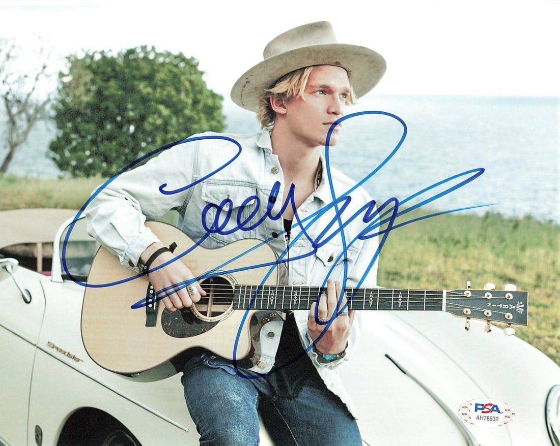 Cody Simpson Autographed 8x10 Photo PSA/DNA Certified Paradise (1 of 1)