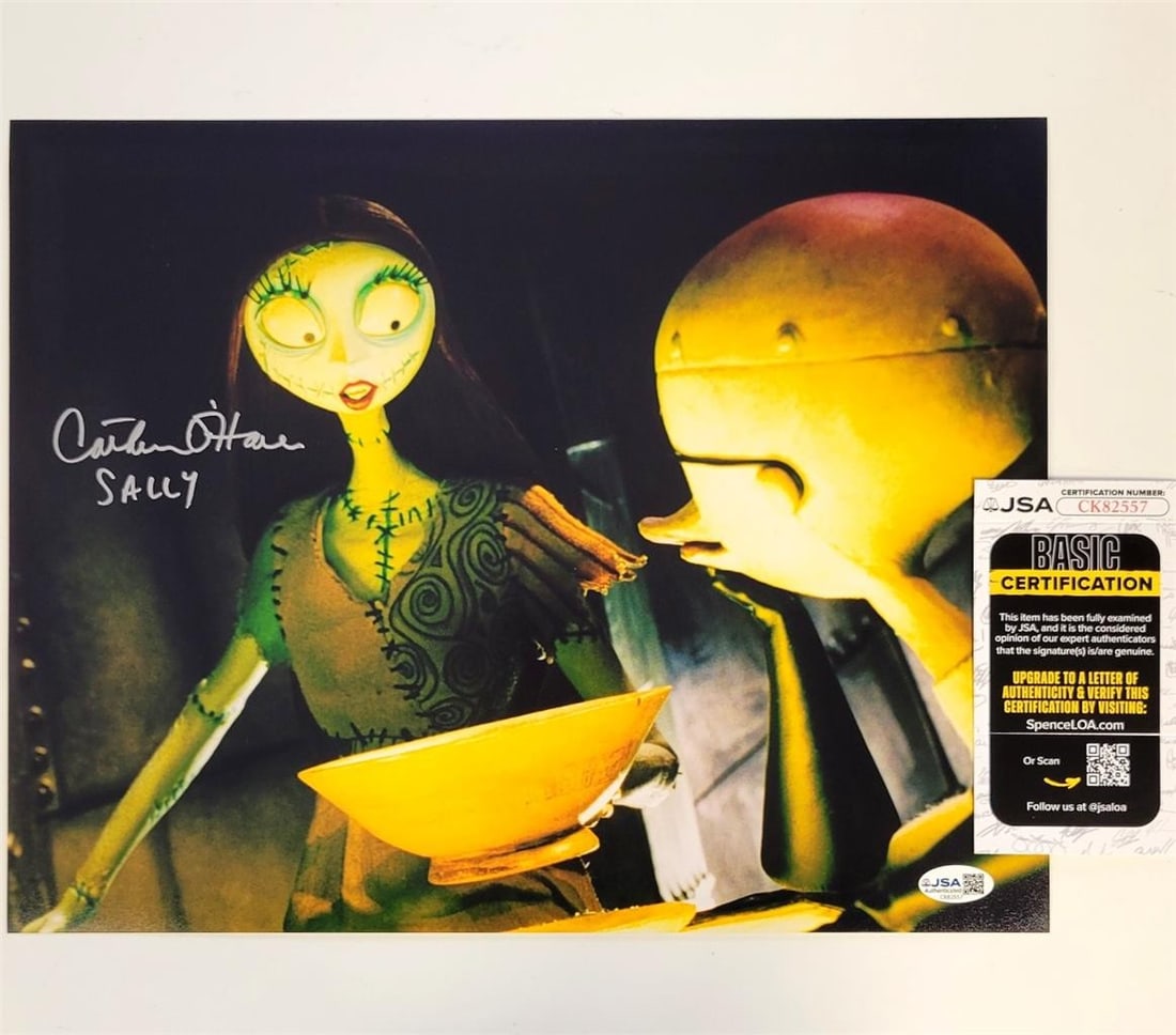 Catherine O'Hara Autographed 11x14 Nightmare Before Christmas Sally Photo JSA Authenticated (1 of 3)