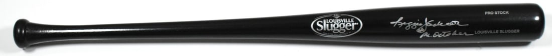 Louisville Slugger Pro Bat Signed by Reggie Jackson Beckett Authenticated (1 of 2)