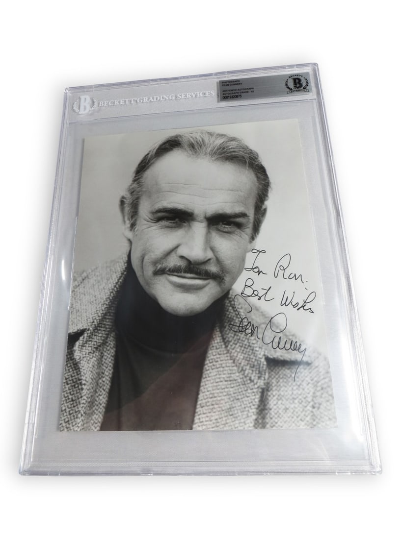 James Bond 7x9 Photo Signed by Sean Connery with Beckett Authentication (1 of 3)