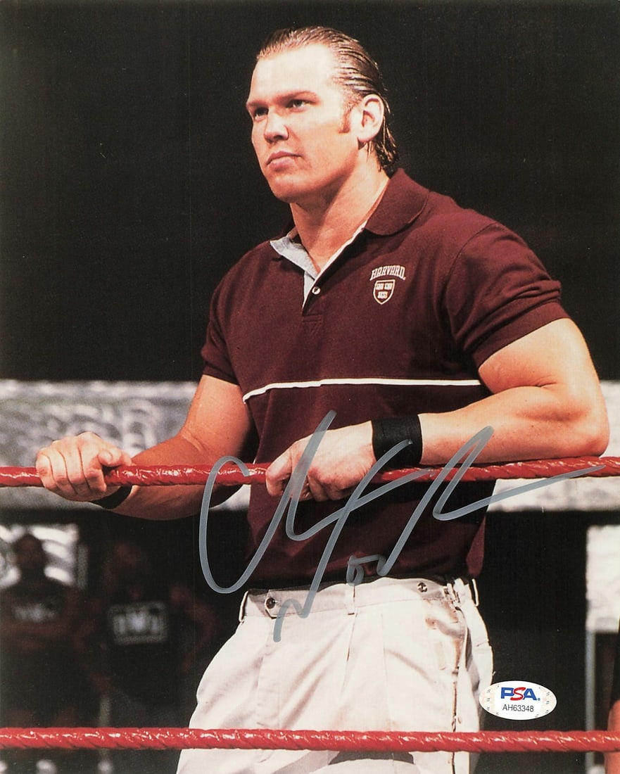 Christopher Nowinski WWE 8x10 Photo Signed PSA/DNA Authenticated: Christopher Nowinski WWE 8x10 Photo Signed PSA/DNA Authenticated This is an original 8x10 photograph signed by Christopher Nowinski, a notable figure in WWE wrestling. The autograph has been professio