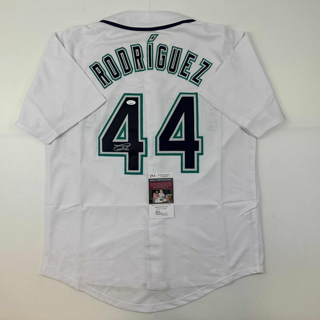 Julio Rodriguez Signed Seattle Mariners White Jersey with JSA COA (1 of 4)