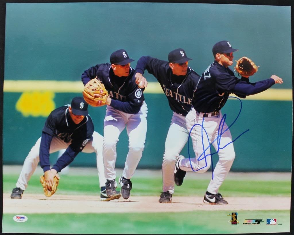 Alex Rodriguez Signed Mariners 16X20 Photo PSA/DNA Authentic: Alex Rodriguez Signed Mariners 16X20 Photo PSA/DNA Authentic This authentic 16x20 photo of Alex Rodriguez, a star player for the Seattle Mariners, features his signature and is certified by PSA/DNA, e
