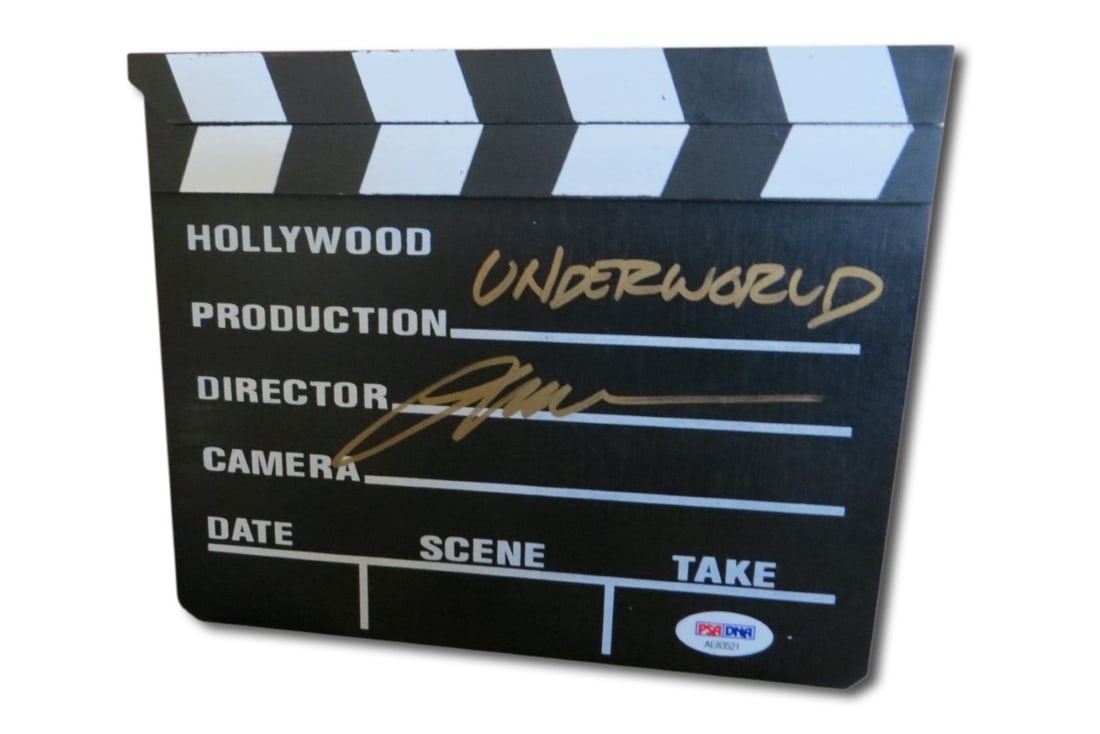 Len Wiseman Autographed Underworld Mini Clapper PSA Certified (1 of 2)