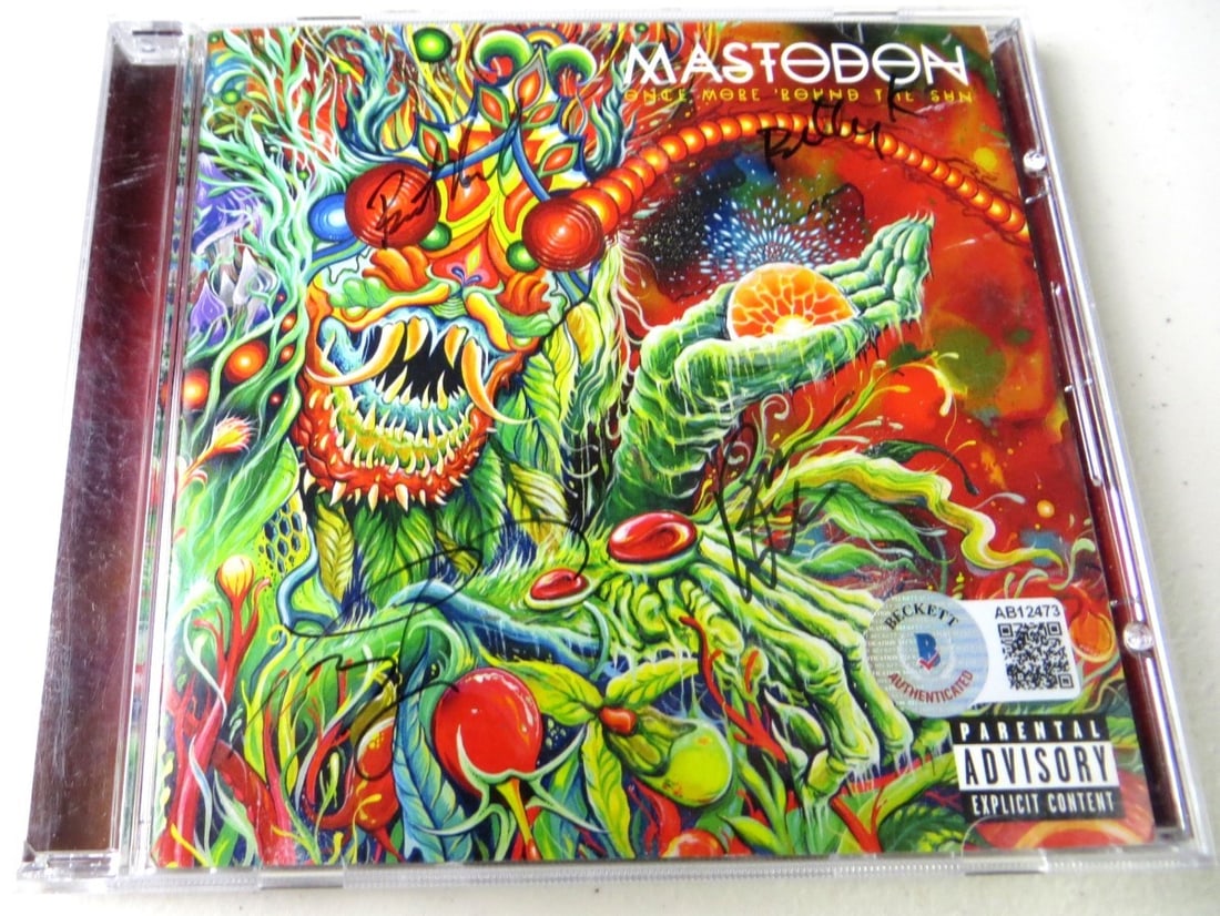 Autographed Mastodon CD Cover Signed by Band Beckett Authenticated (1 of 3)