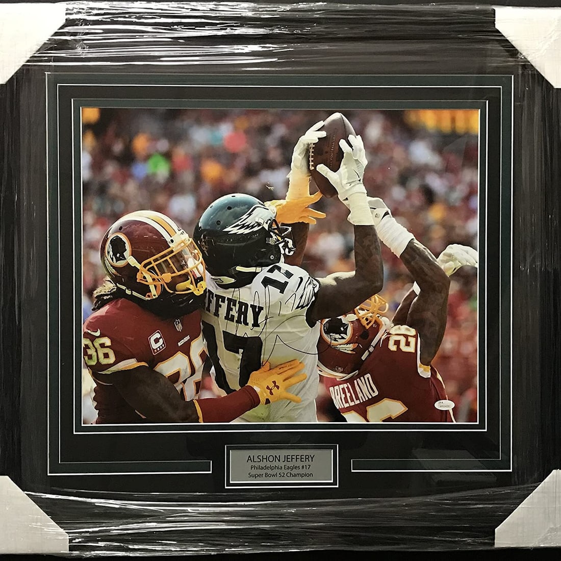 Framed Autographed Alshon Jeffery 16x20 Photo Philadelphia Eagles JSA Certified (1 of 1)