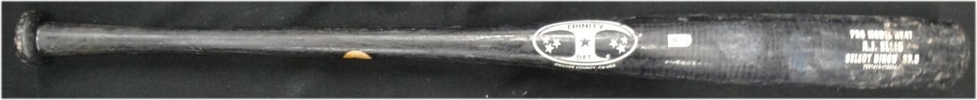 AJ Ellis MLB Authentic Team Issued Baseball Bat Dodgers (1 of 6)