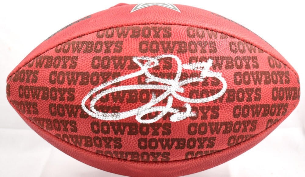 Emmitt Smith Signed Dallas Cowboys Limited Edition Football Beckett (1 of 3)