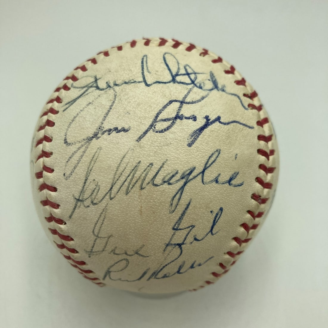 1969 Seattle Pilots Team Signed Baseball with JSA COA Rare Autographs: 1969 Seattle Pilots Team Signed Baseball with JSA COA Rare Autographs This rare 1969 Seattle Pilots Team Signed Baseball is a unique piece of baseball history. Authenticated by James Spence Authentica