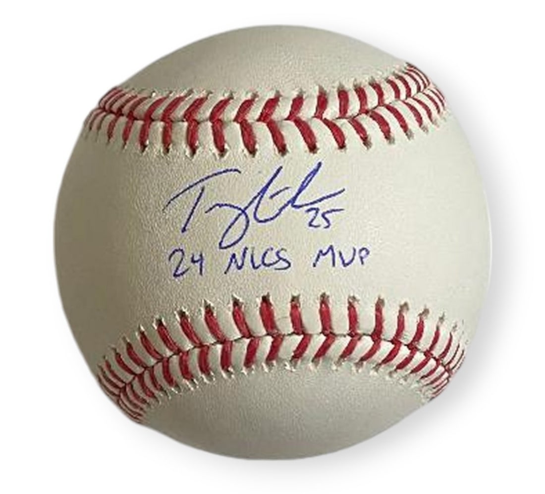 Tommy Edman Autographed MLB Baseball 2024 NLCS MVP TriStar Authenticated (1 of 1)