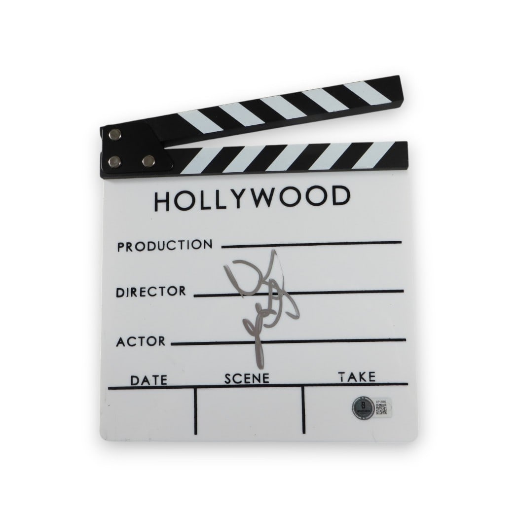 Zoe Saldana Signed Clapper from Avatar & Columbiana Beckett Authenticated (1 of 3)