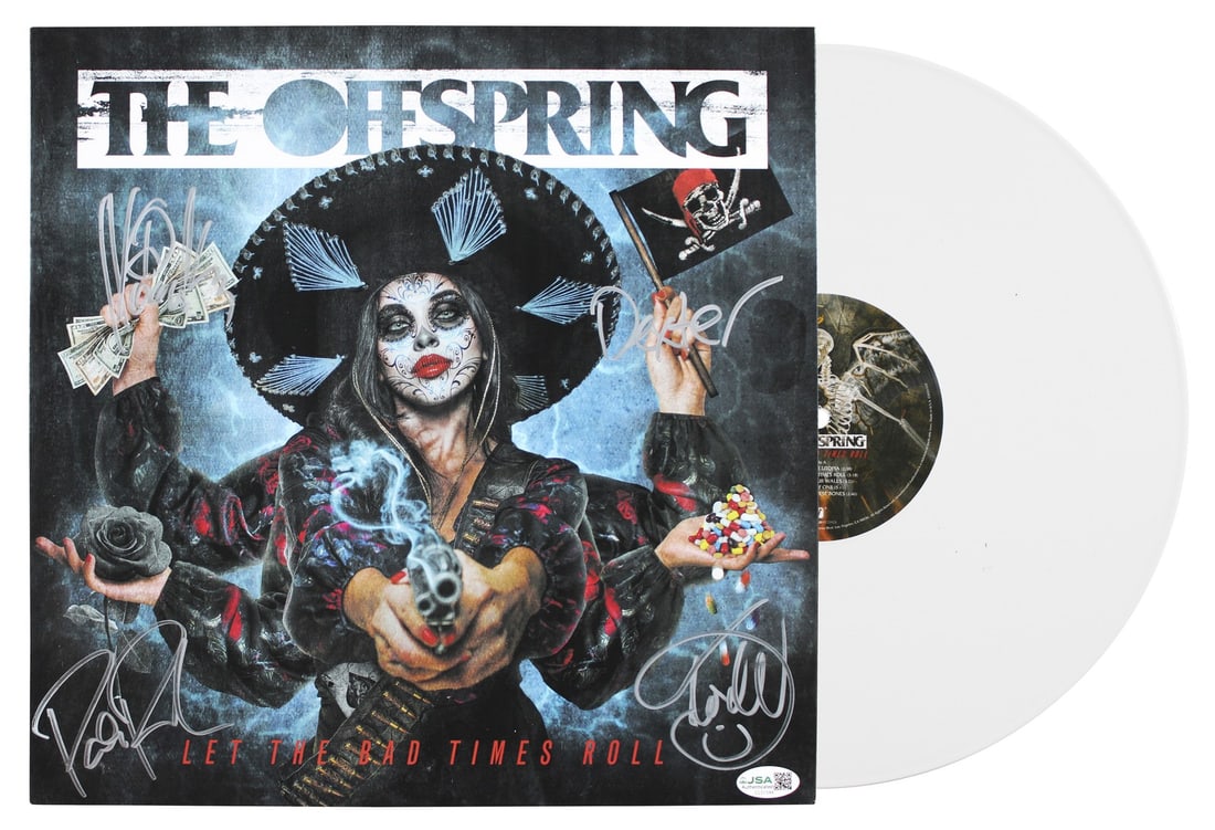 Signed Let the Bad Times Roll album by The Offspring JSA: Signed Let the Bad Times Roll album by The Offspring JSA This "Let the Bad Times Roll" album cover with vinyl has been personally signed by Dexter Holland, Noodles, Pete Parada, and Todd Morse of The 