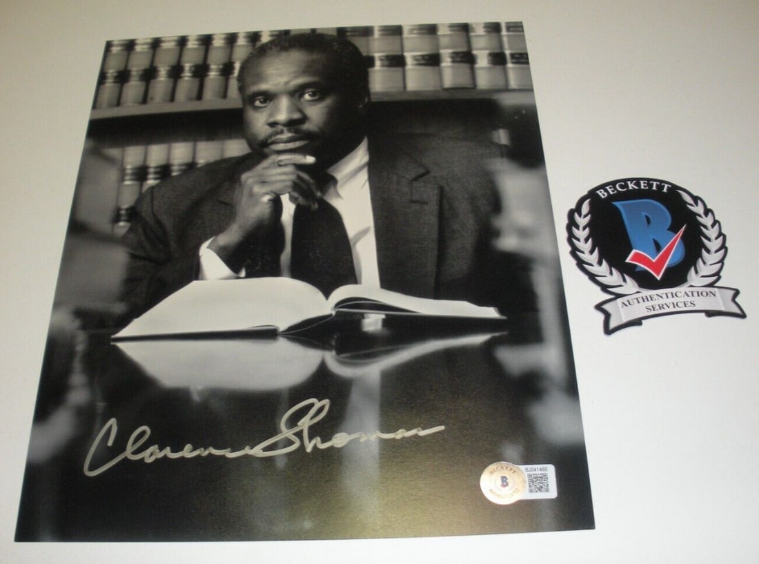 Clarence Thomas Autographed 8x10 Photograph With Beckett COA (1 of 1)