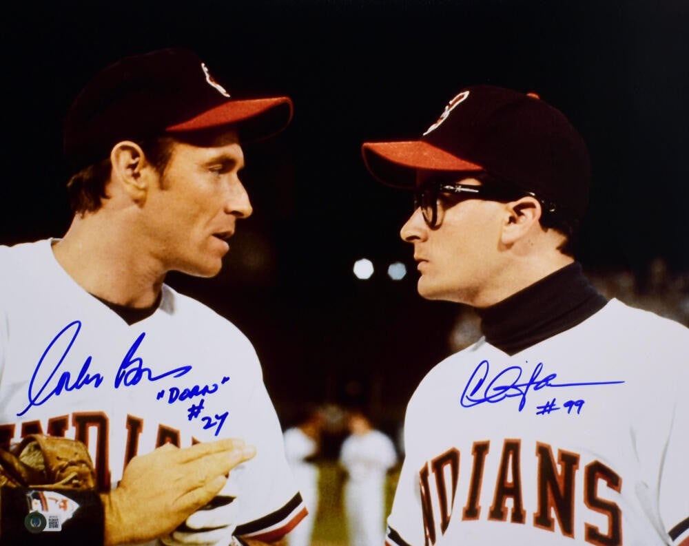 Charlie Sheen Corbin Bernsen Signed Major League 16x20 Photo Beckett Authenticated (1 of 10)