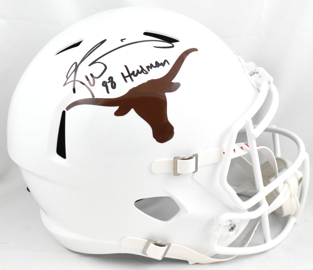 Texas Longhorns Full Size Speed Helmet Ricky Williams Signed Heisman Beckett Authenticated (1 of 5)