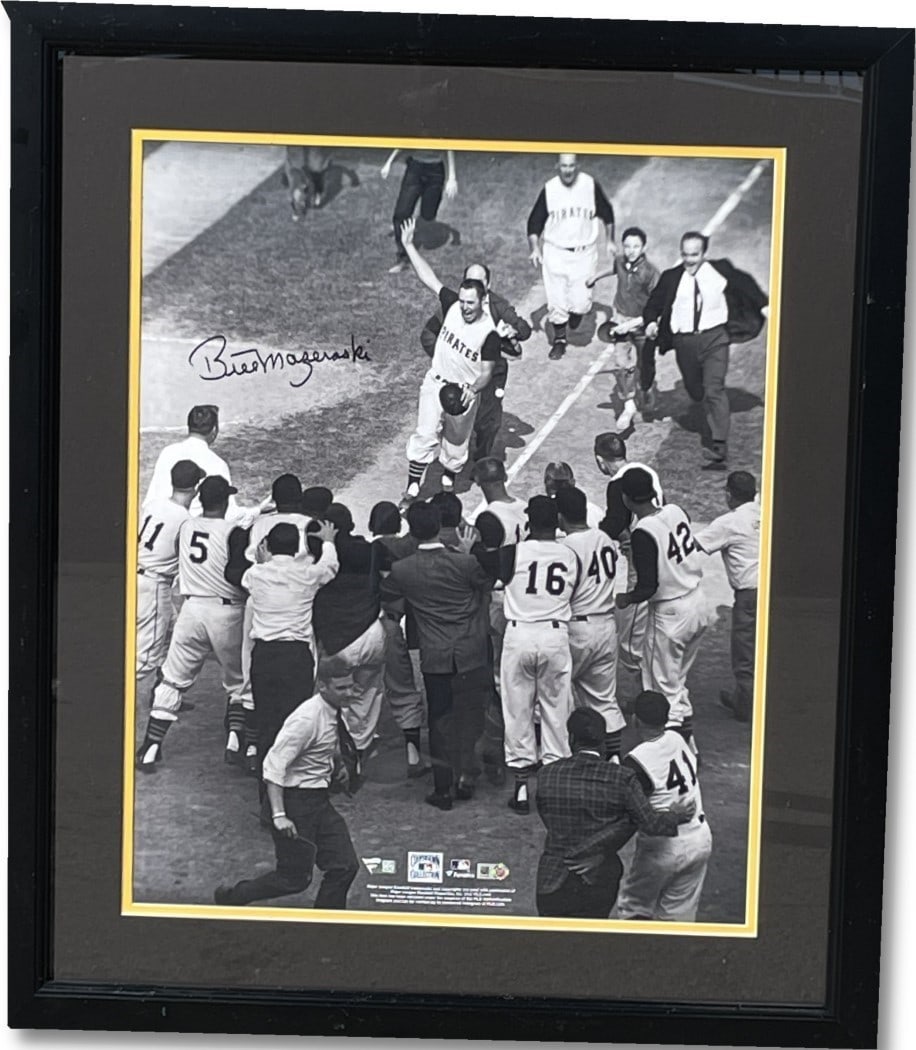 Bill Mazeroski Autographed 16x20 Framed Photo Pirates Fanatics Authentic (1 of 4)