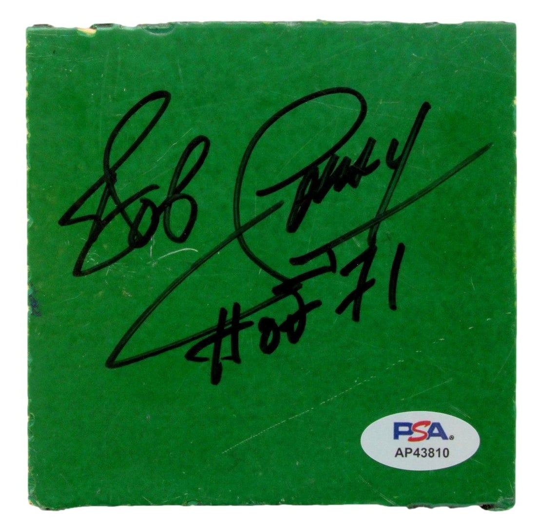 Boston Garden Parquet 4x4 Board Signed by Bob Cousy PSA Authenticated (1 of 7)