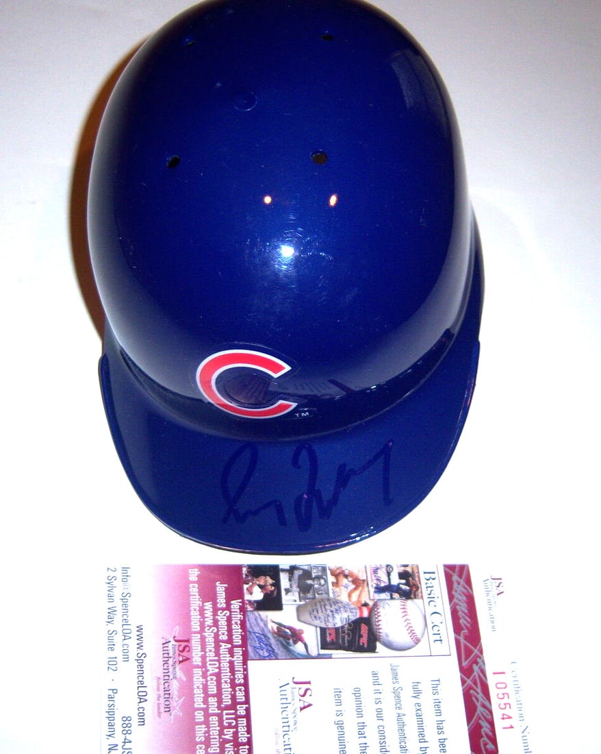 Signed Greg Maddux Mini Helmet with JSA COA Chicago Cubs Memorabilia (1 of 1)